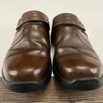 Dublin Riding Clogs Brown Leather Sz 7 Strap Equestrian Mules Slip On Comfort Photo 8