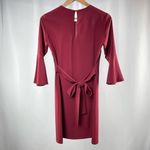 Lulus Last Love Song Tie-Waist Dress in Burgundy Size Small Photo 7