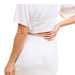 Le lis Daisy Trim Crop Top White Size Large NWT Photo 1