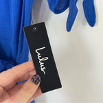 Lulus NEW Philosophy Royal Blue Short Sleeve Mini Wrap Dress Size XS Photo 6