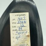 vintage NEW Bruno Magli kitten Heels Silver dress shoes peep toe Leather Size 7 Photo 8