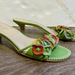 Joseph Vintage griffin LA collection leather flower heels Photo 0