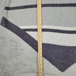 Barefoot Dreams  Cozychic Ultra Lite Blue Stripe Ocean Poncho Beach One Size Photo 6