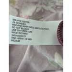 French Grey Women's Floral Brushed Knit Dress‎ Burgundy Medium NWT Bohemian Red Photo 6