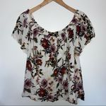 Charlotte Russe  - white floral off the shoulder top Photo 1