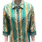 City Blues By Koret Womens Striped Button Up Shirt Size S All Cotton Photo 9