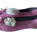 Talbots  Turquoise Pink Leather Flat Shoes Size 7M Photo 0