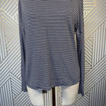 Marine layer  Navy Blue Stripe LongSleeve Tee Shirt‎ Photo 2