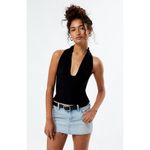 We Wore What  Halter Top in Black Small New Womens Sleevless Tank Photo 11