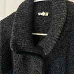 Talbots  cardigan Sweater gray black womens size small buttons business … Photo 3