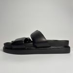 Vagabond  Shoemakers Erin Leather Double Band Sandal in Black Photo 4