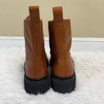 Madewell NWOT The Raya Lace-Up Boot Leather English Saddle Brown Size 7.5 Photo 4