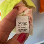 Cache  Green Orange Beaded 3/4 Sleeve V-neck Pullover Sweater Women's size Large Photo 7