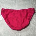 Kenneth Cole  Reaction Crochet Lace Hipster Bikini Bottom Pink size Large NEW Photo 2