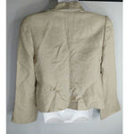 Armani Collezioni Armani Collezioni Cream Brocade Jacguard Career Blazer Size 4 Formal Corporate Photo 3