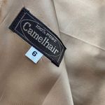 Vintage 100% Camelhair Tan Dress Coat Blazer Size 6 Lined‎ Photo 3