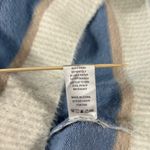 FATE. Womens M Mock Neck Long Sleeve Fuzzy Pullover Sweater Multicolor Stripes Photo 5