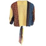 Polly & Esther 
Juniors' Printed Tie-Front Dolman-Sleeved Top Photo 5