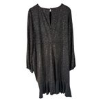Torrid ‎ Party Dress Sparkle Ruched Long Sleeve Plus Size 2 / 2X Photo 1