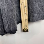 Chatoyant Womens Mineral Wash Mini Dress Sz M Black Gray Stretchy Grunge Drapey Photo 8