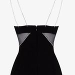 Heiress Beverly Hills Black Diamante Diamond Strap Cutout Mini Dress Size XS Photo 3