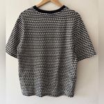 ZARA  Black & White Patterned Short Sleeve Shirt Photo 2