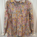 Old Navy Old‎ Navy The Classic Shirt Floral Button Down Shirt Size XXL Photo 0