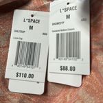 l*space L* Shimmer Lizzie Bikini Top & Camacho Bikini Bottom Set All Swirled Up NWT Photo 6