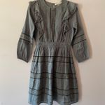 Baybala Blue Lace Laura Modest Long Sleeve Knee Length Dress Women's size Small Photo 0