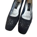 Stuart Weitzman  Womens Black Leather Heeled 2.5 " Shoes  Size 7B SKU 7482 Photo 6