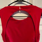 Lulus  Red Cutout Back Sleeveless Bodycon Mini Dress Women Small Holiday Festive Photo 5