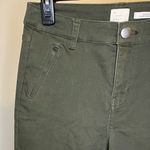A New Day Olive Green Stretch Skinny Jeans Size 4 Photo 2