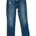 frame denim Frame Le High Straight High Rise Staggered Hem Raw Cut Jeans | Carroll Wash | 24 Photo 3