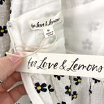 For Love & Lemons NEW  White Floral Mini Dress size Medium Connie Cottagecore Photo 6