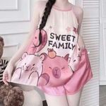 Cute Pajama Set Pink Photo 0