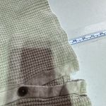 Bucket List Thermal Waffle Henley oversized size medium Tan Boho Streetwear Photo 7