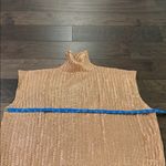 She & Sky New With Tags Mystic Gold Metallic Short Sleeve Sweater Sz S Photo 7