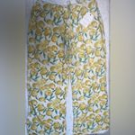 Angel Kiss  Lemon and Leaf Print Pants Photo 1