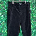 Eloquii NEW Narrow Wale Corduroy Black Trouser Slacks Pants straight leg size 16 Photo 2