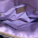 Coach  Brown and Tan Signature Jacquard Satchel Handbag Photo 5