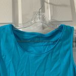 Coldwater Creek  Blue Scoop Neck Sleeveless Tank S Photo 2