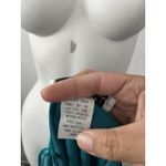 Vtg 90s Turquoise Chemise Nightgown L satin romantic feminine glam fairy chic Green Size L Photo 6