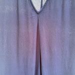 Madewell  Women's Shift Dress Small Navy Blue Short Sleeve V-Neck Photo 9