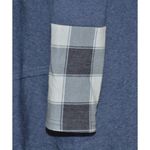 Womens Blue Plaid Long Sleeve Cowl Neck Tunic Shirt Top Size XXL Career Stretch Photo 5