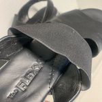 The Flexx Black Leather Slip On 9 Sandal 1338 Photo 4