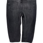 Free People  We The Free Deep Trance Dropped Boyfriend Barrel Jeans Black Size 30 Photo 9