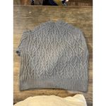 Vince Interlocking Cable Wool-Cashmere-Blend Cardigan Light Slate Size XL $465 Photo 6