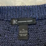 International concepts Cold Shoulder Sweater Women’s Size XL Blue Black Photo 9