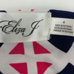 Eliza J  Abstract Dress Size 4 Pink Navy White Photo 1