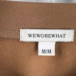 We Wore What  Brown Earth‎ Tone Cropped Sweatshirt Medium Photo 5